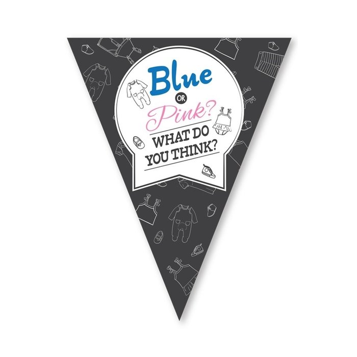Vlaggenlijn Gender Reveal | Geboorte
