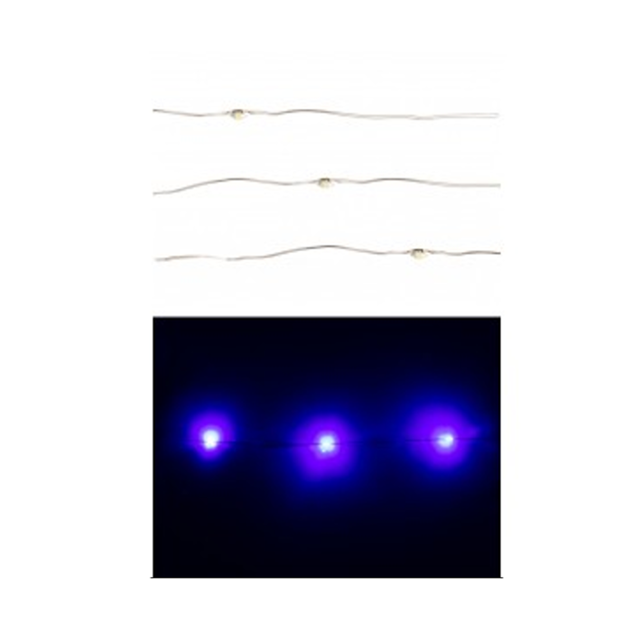 Kostuumlichtjes ijzerdraad | Blauw 2m