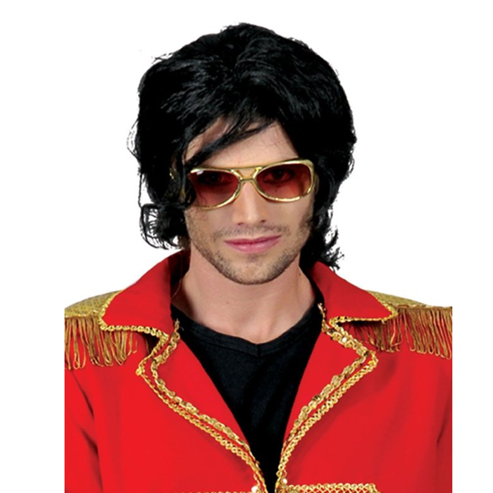 Pruik Michael Jackson | Zwart