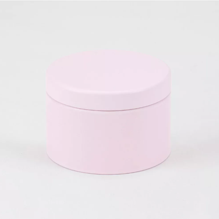 Blikken Doosje Rond | Roze