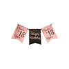 Party Vlaggenlijn | 18 Black/Rosé