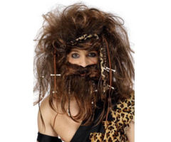Pruik Crazy Caveman | Holbewoner