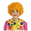 Pruik Krullen Oranje | Clown