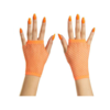 Korte Vingerloze Handschoenen | Neon Oranje | Nethandschoenen