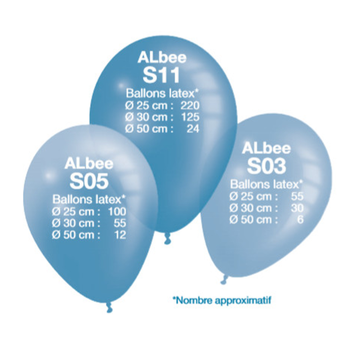 Huur Heliumtank 55-100 Ballonnen | 5L