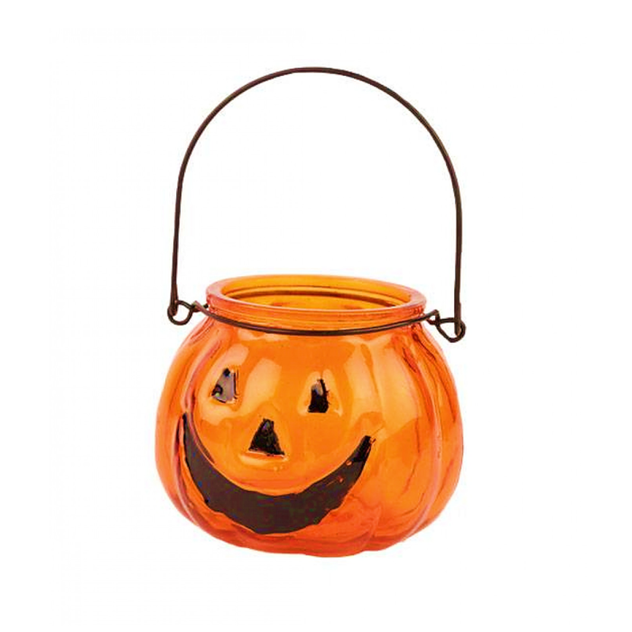 Theelichthouder Pompoen Halloween