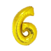 Cijfer 6 Folieballon Goud 40inch