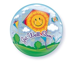 Bubble Ballon Get Well Soon!  -  56cm