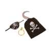 Piraten Setje | Haak/ Oorbel en Ooglapje