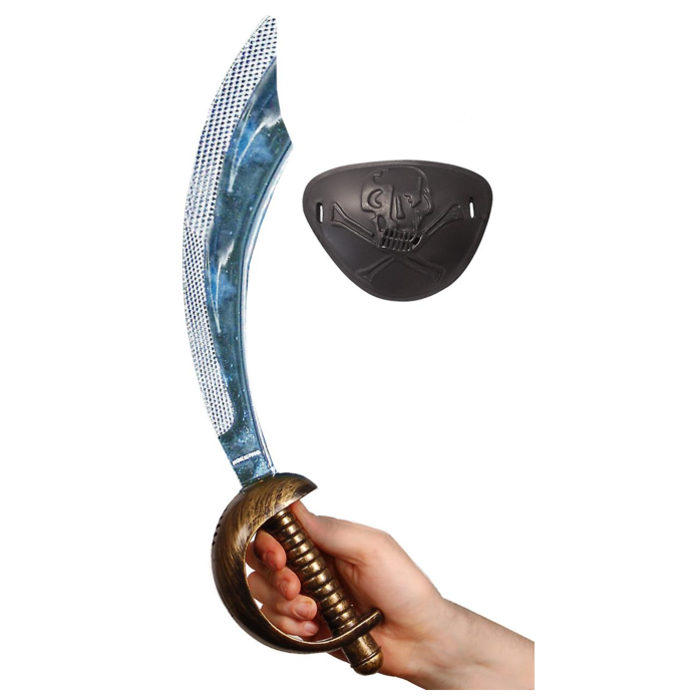 Zwaard Piraat 47cm | Met Ooglapje