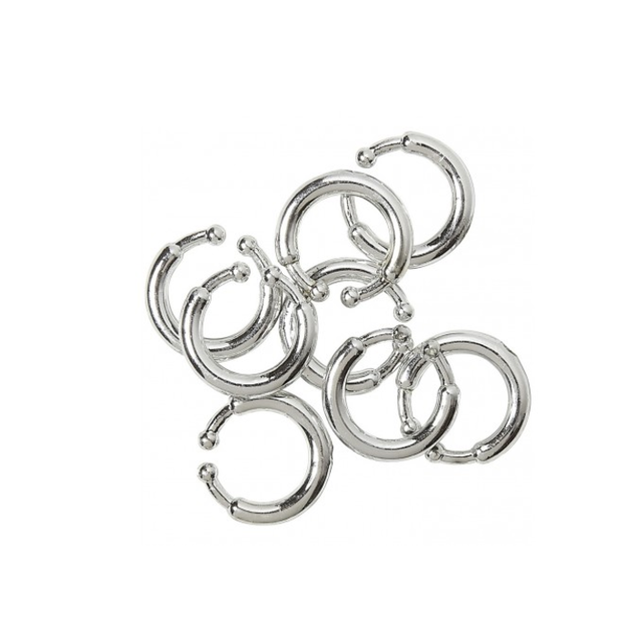 Mini Piercings Zilver | 8 Stuks