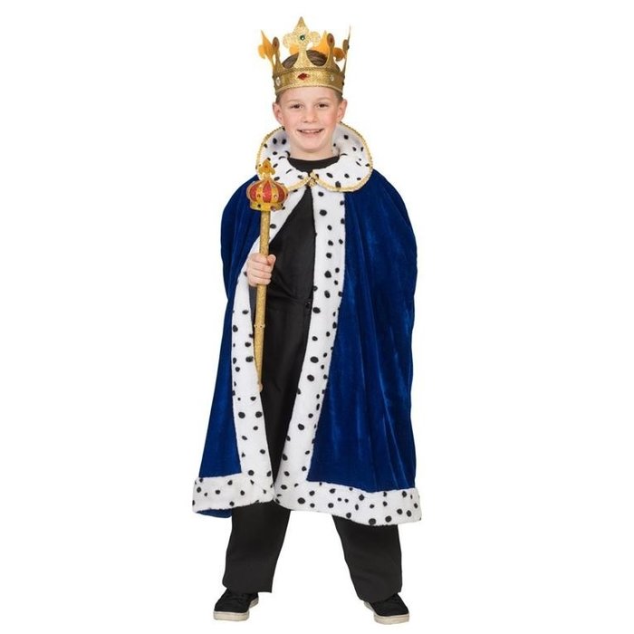 Koningsmantel Blauw | Kinderkostuum