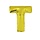 Letter T Folieballon Goud 40inch