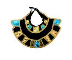 Egyptische Kraag | Farao | Blauw/Goud