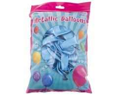 Ballonnen 100 Stuks | Metallic Blauw