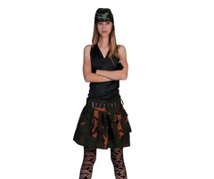 Leger Tutu / Kilt Camouflage Vrouw