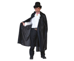 Cape Zwart Dracula Kostuum | Halloween