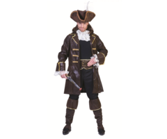 Piraat/ Kapitein Cornelis | Kostuum Bruin