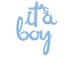 Folieballon Script | It's a  boy