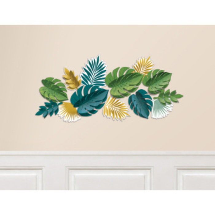 Keywest Papieren Bladeren | Muurdeco