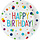 Happy Birthday Dots Bordjes | 8 Stuks