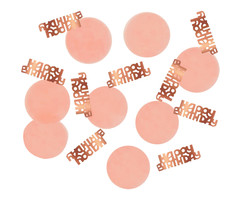 Happy Birthday Tafelconfetti| Rosé/ Roze Elegant