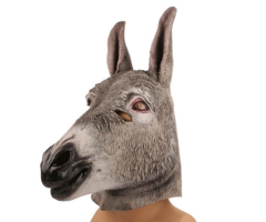 Ezel Dieren Masker | Rubber