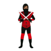 Rode Ninja | Kinderkostuum