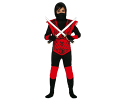 Rode Ninja | Kinderkostuum