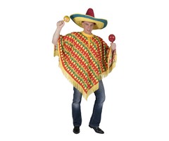 Poncho Fiesta | Herenkostuum | One Size