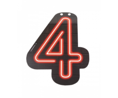 Neon Cijfer | 4