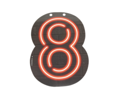 Neon Cijfer | 8