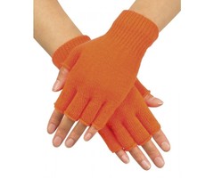 Korte Vingerloze Handschoenen | Fluo Oranje