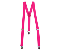Fluo / Neon Roze Bretellen | One Size