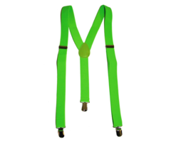 Fluo / Neon Groen Bretellen | One Size