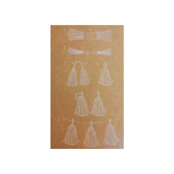 Tassel Guirlande Pom Poms | Tropical  2m