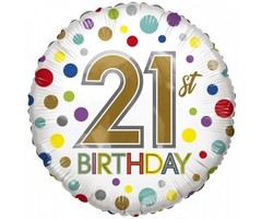 Cijferballon 21 Jaar | 45cm