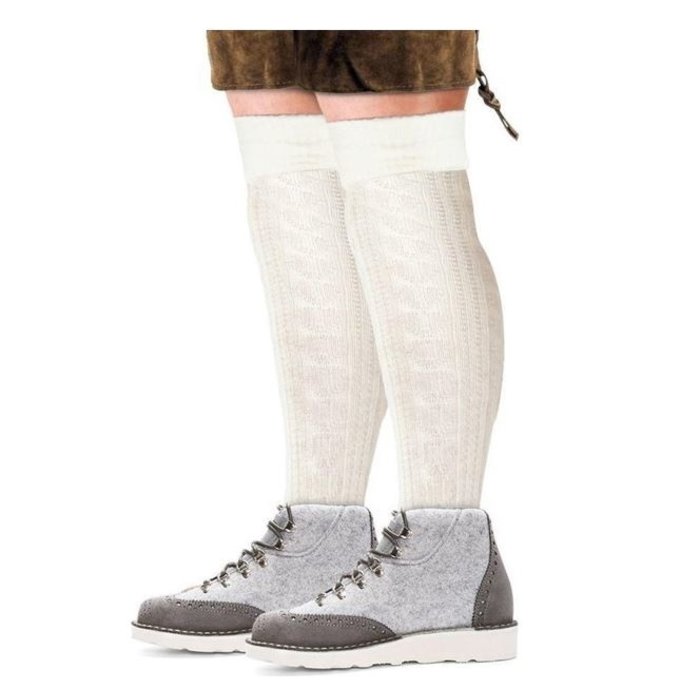 Tiroler Kniekousen | Wit Lang