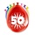 Verjaardag Ballonnen Multicolor 8 Stuks | Cijfer 50