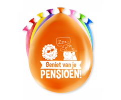 Ballonnen Multicolor  8 Stuks | Pensioen