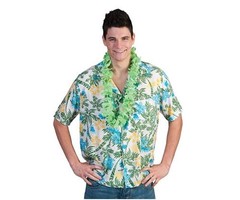 Hawaiihemd Groen/Wit | Kostuum