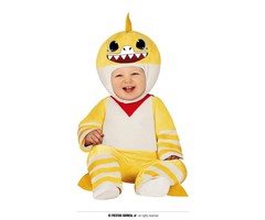 Baby Little Shark Geel | Kinderkostuum
