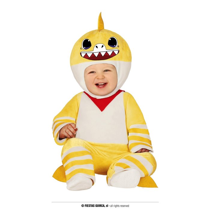 Baby Little Shark Geel | Kinderkostuum
