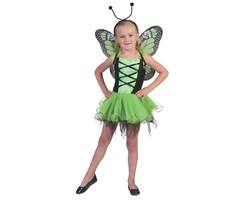 Groen Vlinder | Kinderkostuum  + Vleugels