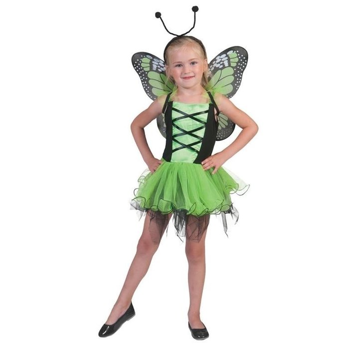 Groen Vlinder | Kinderkostuum  + Vleugels