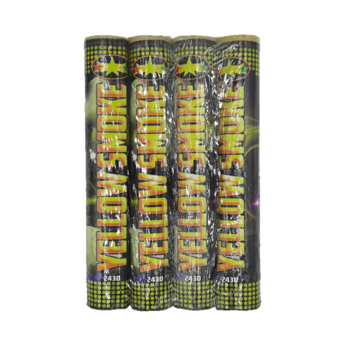 Rookbommen | Rookstaaf 4 Stuks / Geel