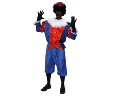 Pietenkostuum Blauw/Rood