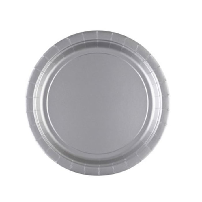 Wegwerp Bordjes Zilver | 8 Stuks