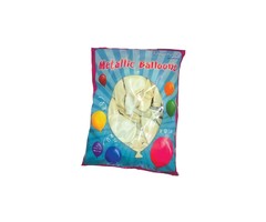 Ballonnen 100 Stuks | Metallic Wit