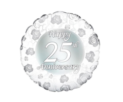 Jubileum 25  Folieballon 18inch